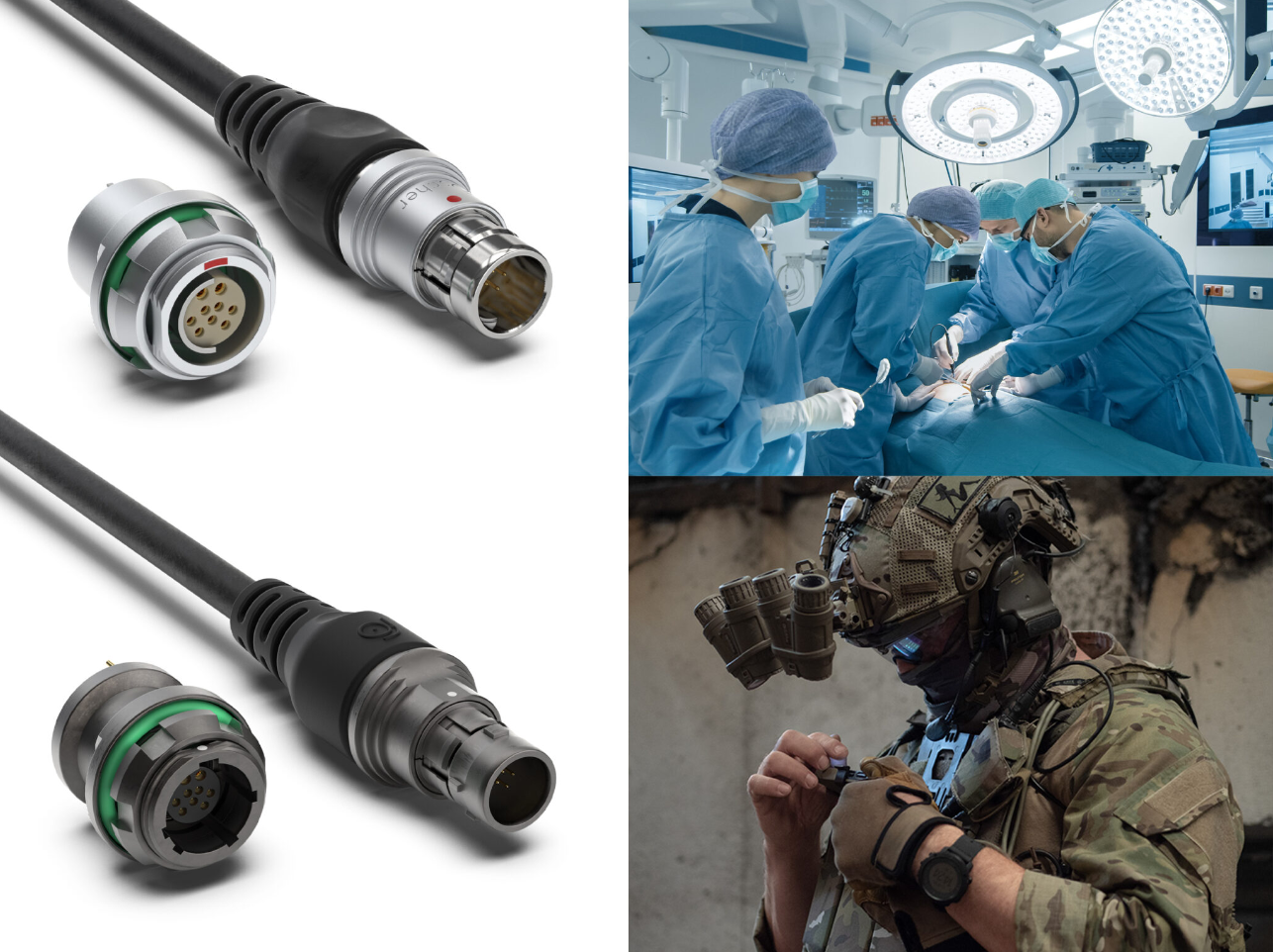 #FischerCore and #FischerUltiMate connectors and cable assemblies