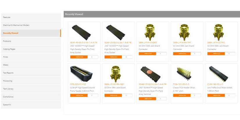 Samtec March Web Updates