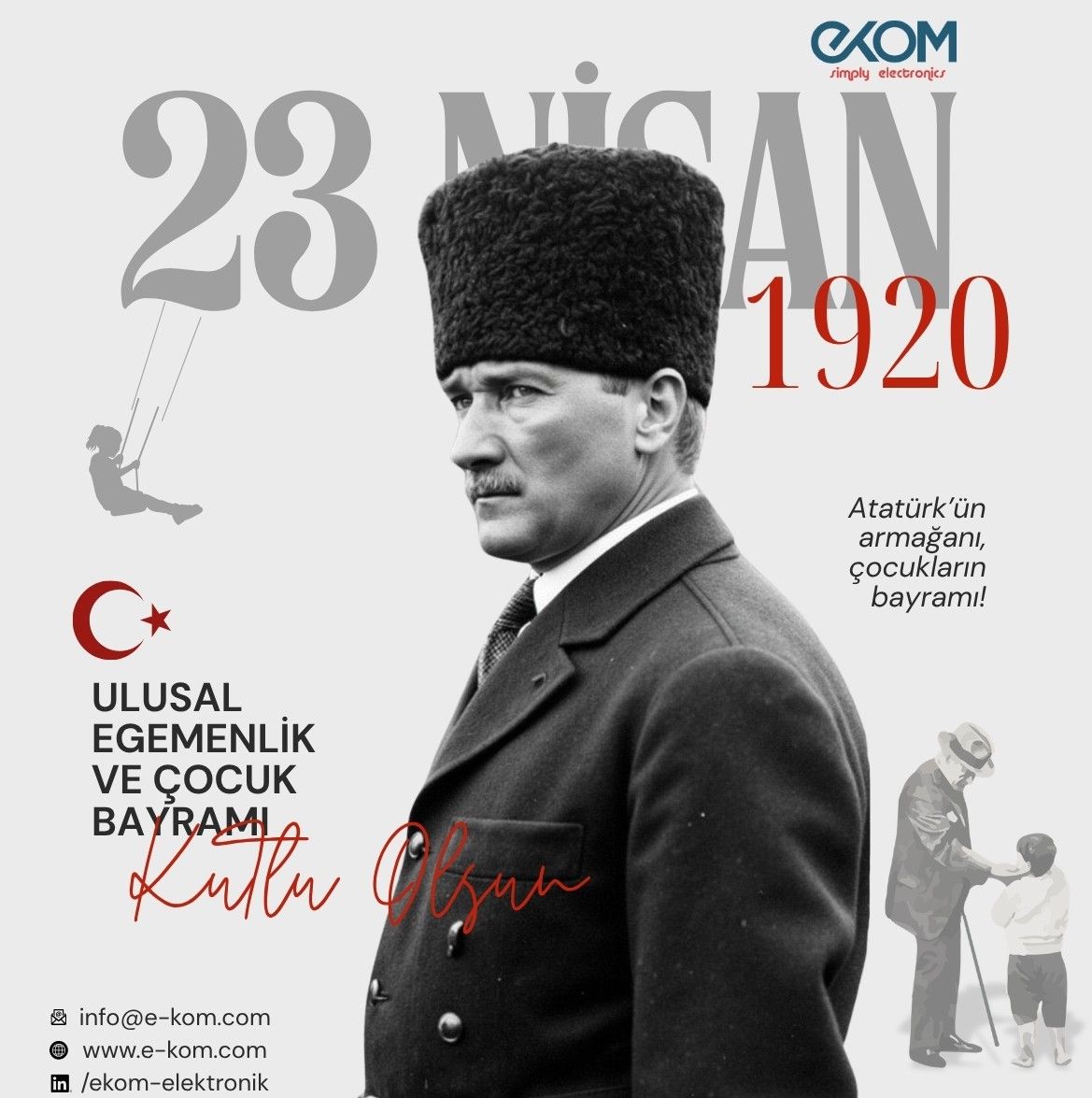Tüm çocukların bayramı kutlu olsun! 🎈